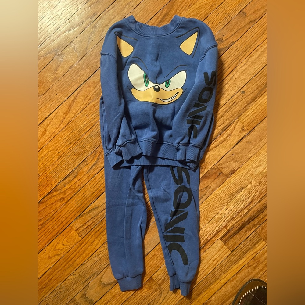 H&M Kids Blue Sonic Sweatpants & Joggers